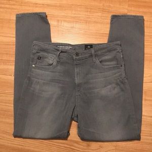 AG HIGH-RISE Stevie Ankle SLIM STRAIGHT gray 30R